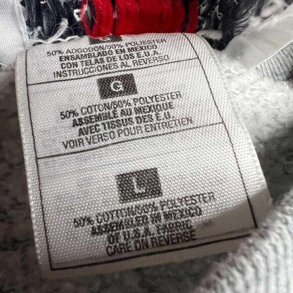 Vintage 90s Guess Georges Marciano Sweatshirt USA Made Gray Triangle Logo Size L - Picture 8 of 12